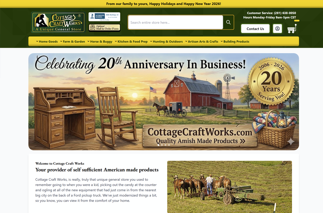 Cottage Craft Works screenshot 1