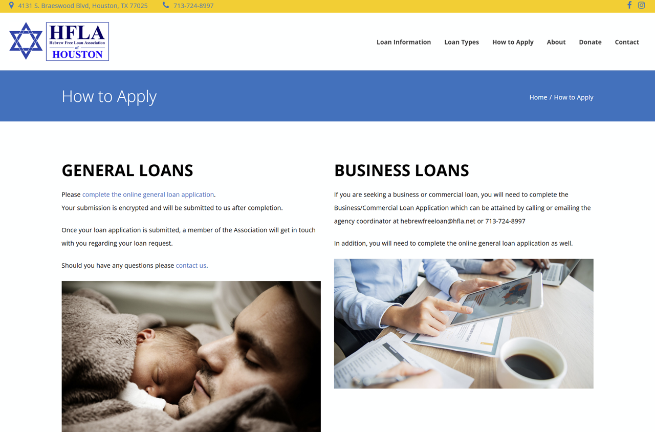 Hebrew Free Loan Association of Houston screenshot 3