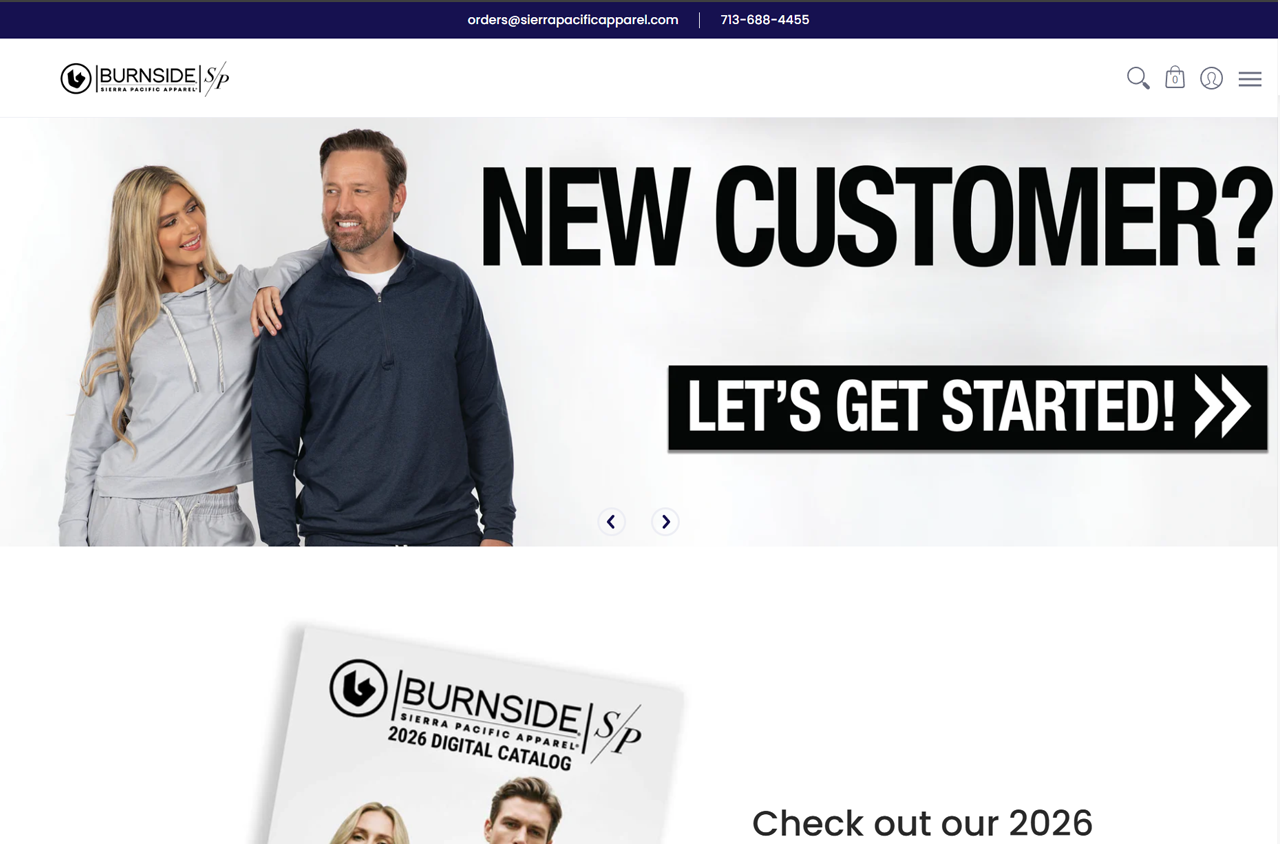 Sierra Pacific Apparel screenshot 1